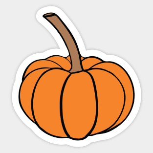 Halloween orange pumpkin Sticker